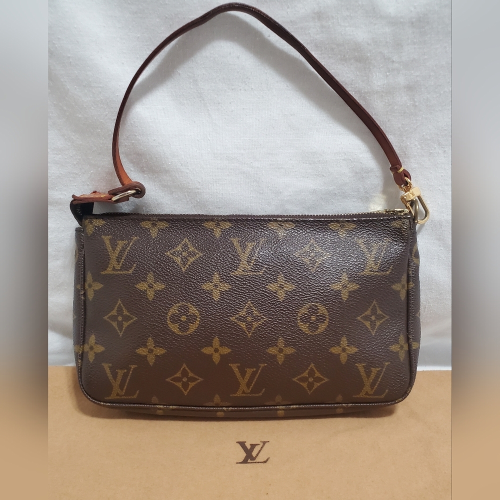 **SOLD**Vintage Louis Vuitton Monogram Canvas Pochette - Picture 5 of 17
